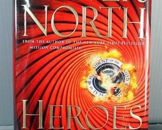 Oliver North Autographed Book Heroes Proved