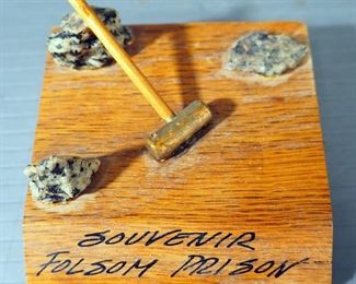 Prison Collectibles, Includes San Quentin Brick, Alcatraz Concrete, Lake County Indiana Jail Brick, Andersonville Wood Fragments, And More