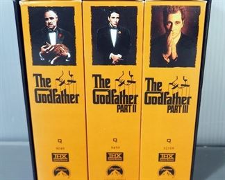 Youngest Godfather Mini-Series DVD About Life Of Crime Boss Joe Bonanno, Godfather VHS Set, A&E Bonanno Biography VHS, Mafia Book, And More