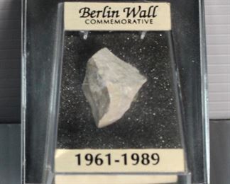 Berlin Wall Fragments, Some In Display Cases
