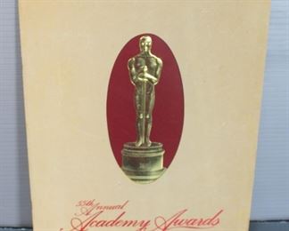 1983 Oscars Producer's Guide (Includes Full Teleprompter Script For Presenters, Name Pronunciation, More), Program, Ball Tickets, And More