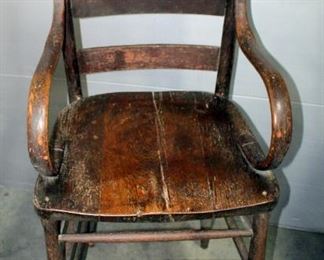 Chair From Jesse James' And Frank James' Barber/Dentist, He Later Joined Buffalo Bill's Wild West Show, It's Believed He Kept The Chair With Him