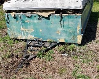 Trailer Frame, Future Traveling Kitchen or Sided Hauler