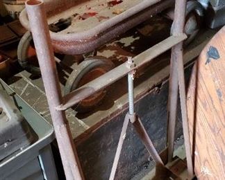 2 Large Dollies, 3 vintage wagons and lots of wood chests