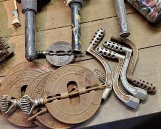 Antique Carriage Lamps, Griswold, unused Bottle Caps