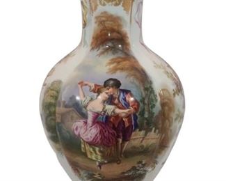  Antique Sevres Large Porcelain Vase 22"