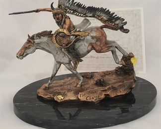 Legends "The Final Charge" C.A. Pardell Sculpture