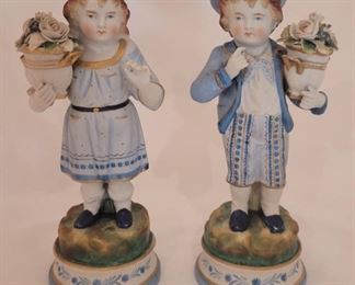 German Porcelain Figurines Attributed to Meissen