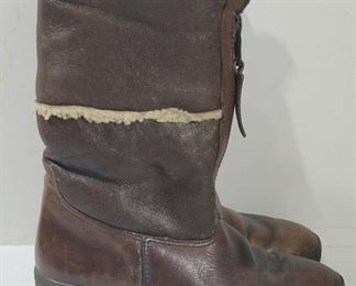Vintage Arcus Sheep Skin Boots Made in France