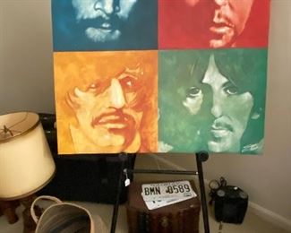 Beatles canvas sold