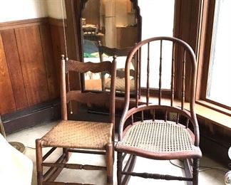 Antique Chairs Mirror