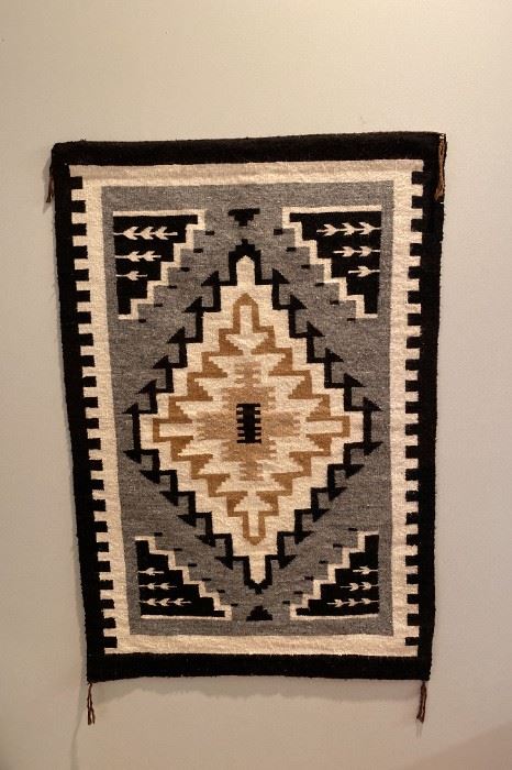 Two Grey Hills Navajo Rug