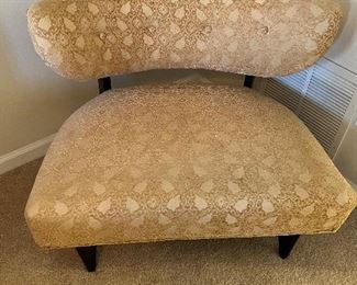 One of a pair mid century chair