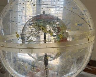 Rare Early Farquhar transparent celestial globe
