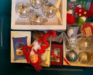 Vintage Christmas ornaments 