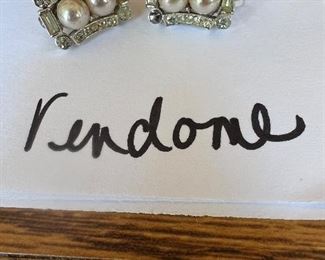 Vendome pearl earrings