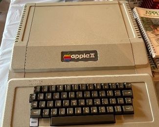 Apple II computer with original box