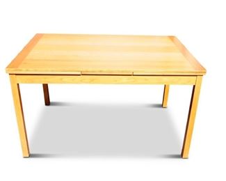 Ansager Mobler Danish Double Extending Draw Leaf Dining Table
