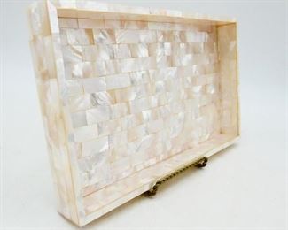Mother of Pearl Tile Tray
