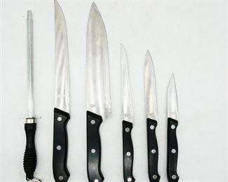 Kitchen Knives Assortment (Total of 6)
