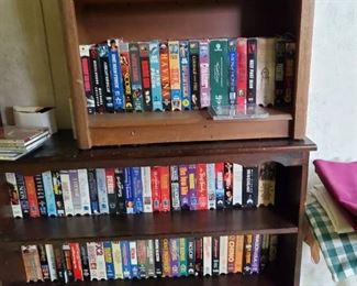 VHS and DVDS