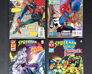 Marvel: Spider-Man No. 46 Beware the Rage of a Desperate Man No. 46, The Adventures of Spider-Man No. 1 Hunter by the Punisher, Spider-Man Team-Up No. 2 Featuring The Silver Surfer
