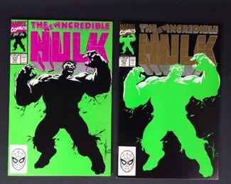 Marvel: The New Incredible Hulk No. 377 and No. 377 2nd Printing
