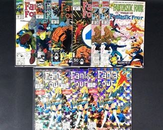 Marvel: Fantastic Four No. 348-350, 358 1991, The Fantastic Four No. 374, 375 (3 copies) 1993