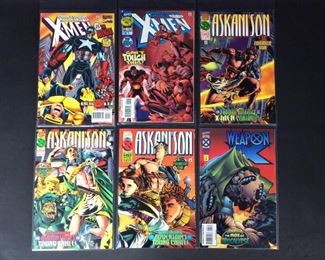 Marvel Comics, Weapon X No. 4. Askani'son No. 1,2,4, Professor Xavier and the X-Men No. 9 and 10