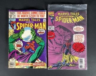 Marvel: Tales Starring Spider-Man, No. 119 and Tales Featuring Spider-Man, No. 286.
