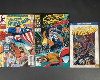 Marvel: Ashcan Edition The Amazing Spider-Man; Flashback The Amazing Spider-Man, No. 1; Ghost Rider & Blaze Spirits of Venom, Part 2 of 4