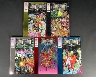 Image Valiant: Deathmate, Black, Yellow, Red, Blue, and Epilogue