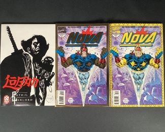 Marvel Nova No. 1 and No 1 Variant Cover, Logan Path of the Warlord