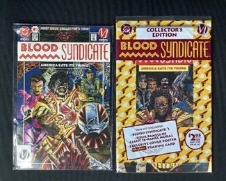 DC Blood Syndicate No. 1 First Issue Collector's Item. Blood Syndicate Poly Bagged Collector's Edition