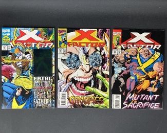 Marvel: X Factor No. 92 Key Issue First Appearance of Exodus Hologram Cover, No. 93 and No. 94