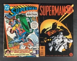 DC: Superman - The 10c Adventure #1 and Superman - The Computers That Saved Metropolis, Starring the TRS-80 Computer Whiz Kids
