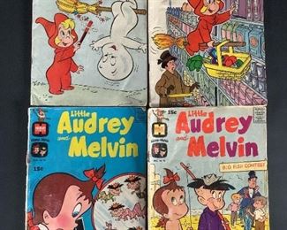 Vintage Harvey Comics: Wendy The Good Little Witch and Little Audrey and Melvin