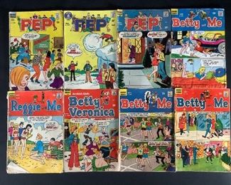 Vintage Archie Series Betty and Me, Betty and Veronica, Reggie and Me, PEP
