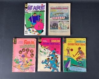 Vintage Whitman and Gold Key Hanna-Barbera Harlem Globetrotters

