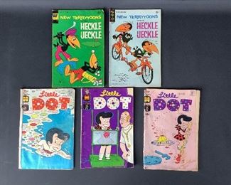 Vintage Whitman and Gold Key New Terrytoons Starring Heckle and Jeckle, Harvey Comics Little Dot