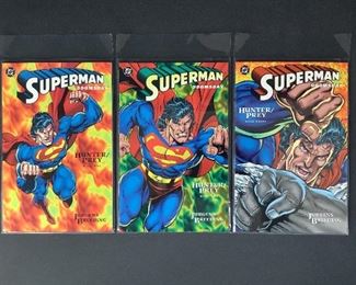 DC: Superman Doomsday Hunter/Prey Book One, Two, Three