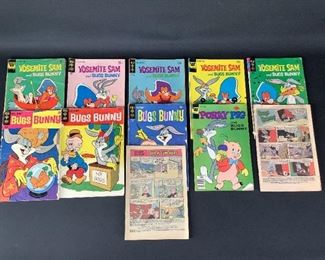 Vintage Assortment of Bugs Bunny comics
