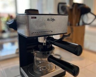 (1) Mr. Coffee ECM160 Espresso & Cappuccino Maker w/ Brother