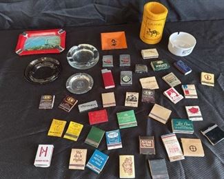 Ashtrays, Lighters, and Matches