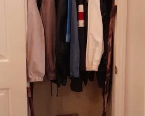 Closet Mystery Lot Vintage Hats with Coats, Umbrellas, Walking Sticks, and More