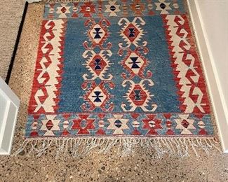 Blue/ red kilim