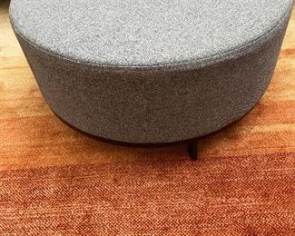 Gray marshmallow footstool