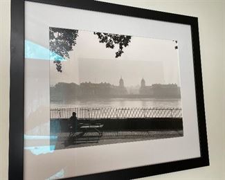 Photo of man on bench. Photographer unknown.