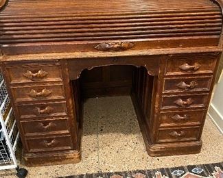 Antique rolltop desk