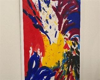 Abstract painting by Judith Wolfe